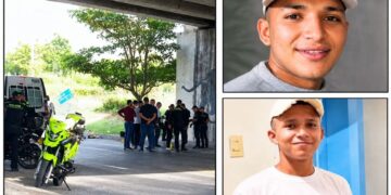 Sicarios bajaron de un carro y acribillaron a dos jóvenes bajo el Puente de La Virgencita