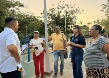 Alcaldía de Santa Marta inicia recuperación de escenarios deportivos y parques en Santa Helena