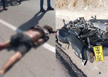 Motociclista murió tras ser arrollado por un camión en la Ruta del Sol
