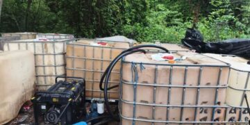 Incautan 4.000 galones de combustible que pertenecerían a las ACSN en Buritaca