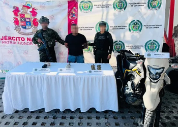 Capturan en Buritaca a presunto integrante de las ACSN con explosivos que serían utilizados con drones