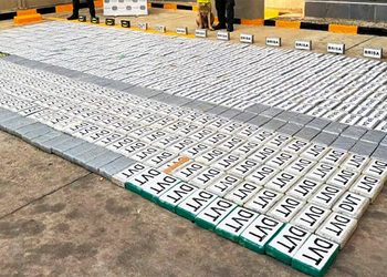 885 kilos de cocaína fueron incautados en el mar Caribe
