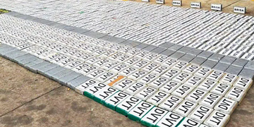 885 kilos de cocaína fueron incautados en el mar Caribe