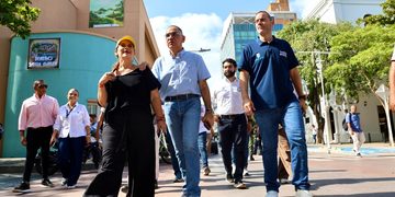 Alcalde Pinedo lideró reapertura del comercio en Santa Marta