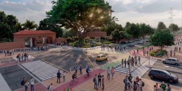 Alcalde Pinedo inicia construcción de la vía a la Universidad “Camino al Río”