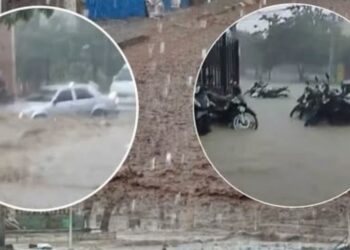 Fuerte aguacero sorprendió a Santa Marta y generó alertas por posibles inundaciones