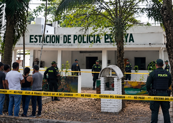 ¡Ataque con drones contra estación de Policía en el Cesar dejó seis uniformados heridos!
