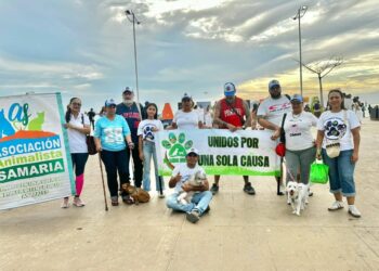 Santa Marta se unió a la marcha nacional contra el maltrato animal