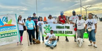 Santa Marta se unió a la marcha nacional contra el maltrato animal