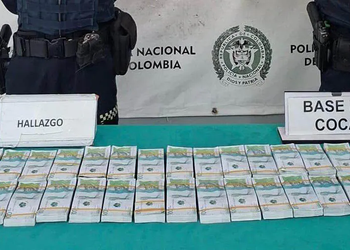 Incautan $290 millones en billetes falsos y un kilo de cocaína en Puerto Colombia