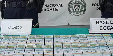 Incautan $290 millones en billetes falsos y un kilo de cocaína en Puerto Colombia