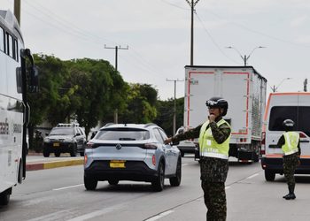 La Segunda Brigada refuerza la seguridad vial en el Caribe por la semana de receso escolar