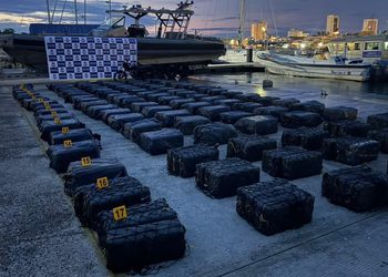 Incautada mas de tres toneladas de clorhidrato de cocaína avaluadas en más de 140 millones de dolares